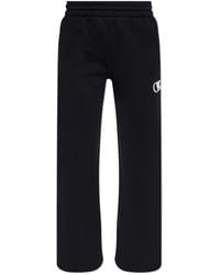 Off-White c/o Virgil Abloh - Logo Embroidered Straight Leg Pants - Lyst