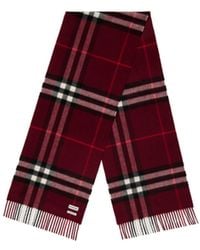 Burberry - Plaid Pattern Scarf - Lyst
