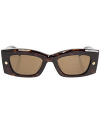 McQueen - Eyewear Rectangle Frame Sunglasses - Lyst