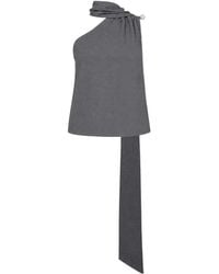 GIUSEPPE DI MORABITO - One-Shoulder Crystal-Embellished Top - Lyst