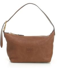 Miu Miu - Zipper Shoulder Bag - Lyst