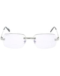 Cartier - Rimless Rectangular Sunglasses - Lyst