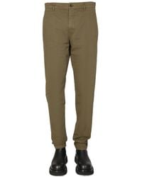 Aspesi - Straight-Leg Chino Pants With Zipper - Lyst