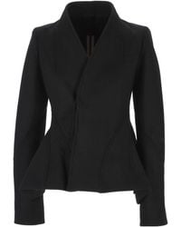 Rick Owens - Moog Fitted Peplum Jacket - Lyst