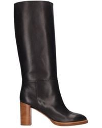 Gabriela Hearst - Knee-High Boots With Block Heel - Lyst