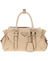 Prada - Karin Small Tote Bag - Lyst