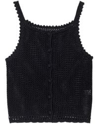 DUNST - Button-Embellishment Top - Lyst