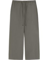 Max Mara - Cotton Drawstring Trousers - Lyst