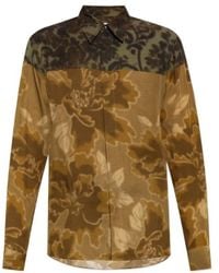 Dries Van Noten - Carvies 9080 Floral Pattern Shirt - Lyst