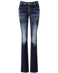 DSquared² - High-Waisted Flared Jeans - Lyst