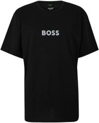 BOSS - Casual Shortsleeve Top - Lyst