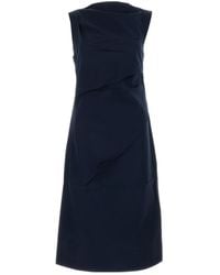 Co. - Draped Midi Dress - Lyst