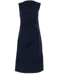 Co. - Draped Midi Dress - Lyst