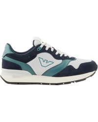 Emporio Armani - Lace Up Sneakers - Lyst