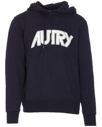 Autry - Logo-Printed Drawstring Hoodie - Lyst