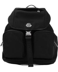 Moncler - Logo Plaque Foldover Top Backpack - Lyst