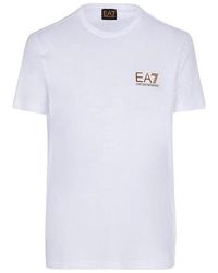 Emporio Armani - Logo-Print T-Shirt - Lyst