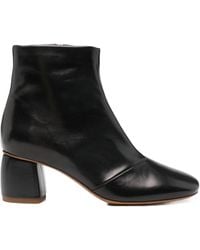 forte_forte - Block-Heel Ankle Boots - Lyst