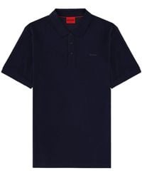 BOSS - Hugo Logo-Embroidered Polo Shirt - Lyst