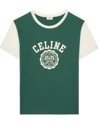 Celine - Blason Regular T-Shirt - Lyst