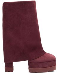 Casadei - Nancy Fold-Over Platform Boots - Lyst