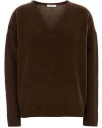 Co. - V-Neck Long Sleeve Knitted Sweater - Lyst