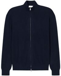 Closed - Ribbed-Knit Zip-Up Cardigan - Lyst