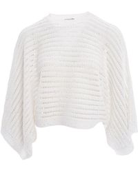 Peserico - Florette Sequined Knitted Jumper - Lyst