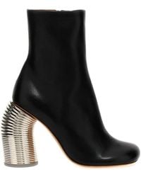 Off-White c/o Virgil Abloh - Zip Detailed Ankle Boots - Lyst