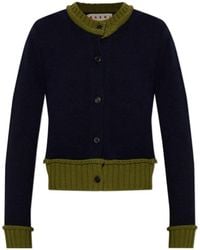 Marni - Contrasted Cardigan - Lyst