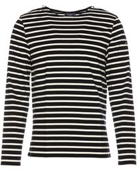 Saint James - Striped Graphic T-Shirt - Lyst