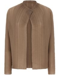 Issey Miyake - Wooly Pleats 66 Cardigan - Lyst