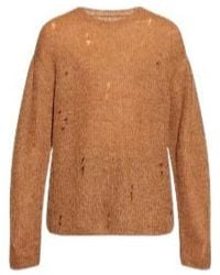 AllSaints - Edgin Distressed Knitwear - Lyst