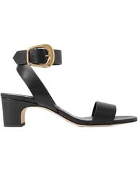 Manolo Blahnik - Minimalist Double-Strap Sandals - Lyst