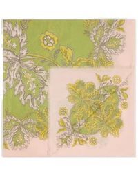 La DoubleJ - La Doublej Floral Fringe Scarf - Lyst