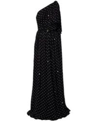 Elie Saab - Polka-Dot One-Shoulder Gown - Lyst