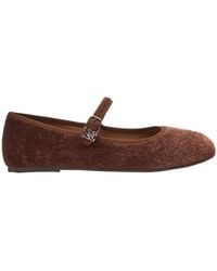 Casadei - C-Chain Strap Ballet Flats - Lyst