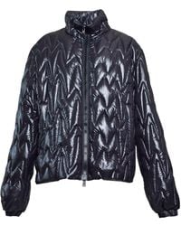 MSGM - Quilted Jacket With "Themwave" Pattern - Lyst