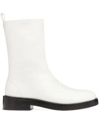 Courreges - Rider Leather Boots - Lyst