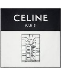 Celine - Square Silk Scarf - Lyst