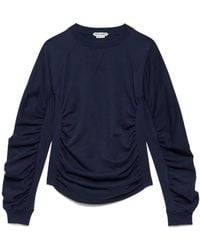 JW Anderson - Ruched Raglan-Sleeve Sweatshirt - Lyst