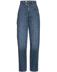 Isabel Marant - Plain Colour Denim Trousers - Lyst