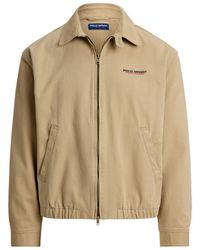 Polo Ralph Lauren - Double-Slider Logo-Embroidered Cotton Jacket - Lyst