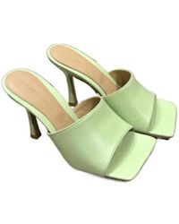 Bottega Veneta - Slip-On 90Mm Leather Sandals - Lyst