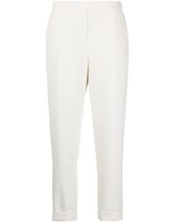 P.A.R.O.S.H. - Elasticated-Waist Tapered Trousers - Lyst