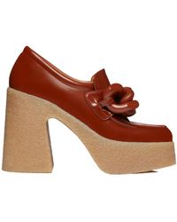 Stella McCartney - Skyla Chain-Linked Pumps - Lyst