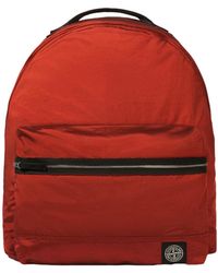 Stone Island - Backpack With Front Pocket And Ripstop Lining - Lyst