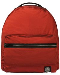 Stone Island - Backpack With Front Pocket And Ripstop Lining - Lyst