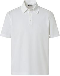 ZEGNA - Short-Sleeved Buttoned Polo Shirt - Lyst