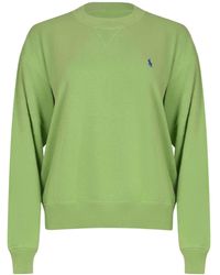 Polo Ralph Lauren - Logo Embroidered Crewneck Sweatshirt - Lyst